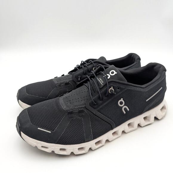 On Running Cloud 5 Men's Athletic Sneaker Shoes Slip-On Black Size US11 EU45 - Picture 1 of 11